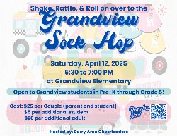 Grandview Sock Hop Flyer